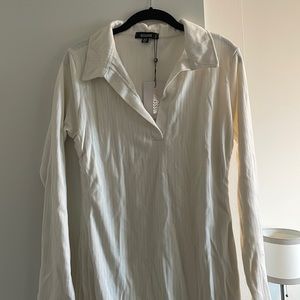 Missguided, mid length dress, scrunch on bottom